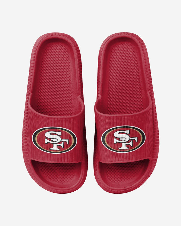 San Francisco 49ers Womens Team Color Pillow Slide FOCO S - FOCO.com