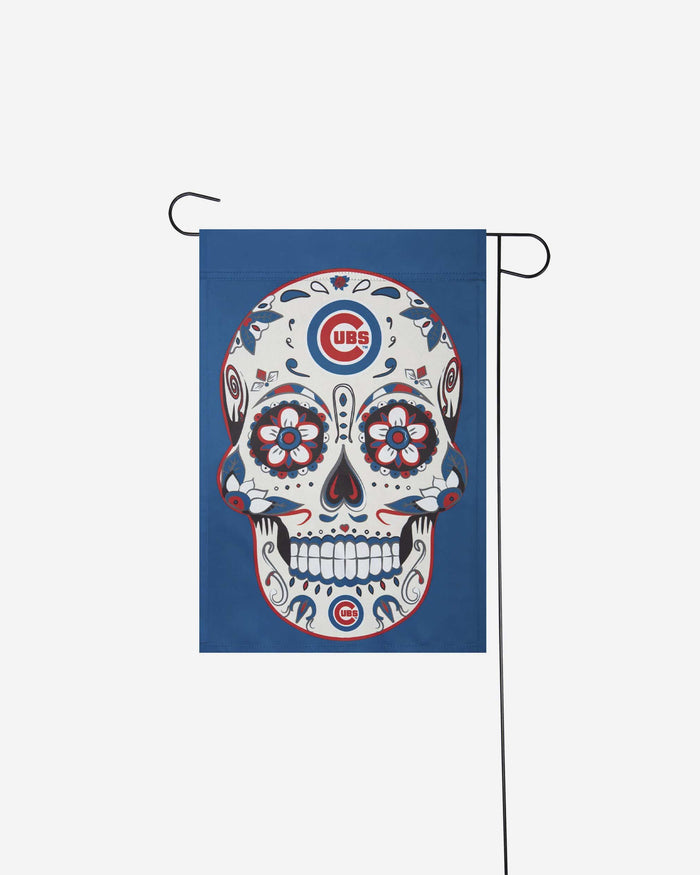 Chicago Cubs Day Of The Dead Garden Flag FOCO - FOCO.com