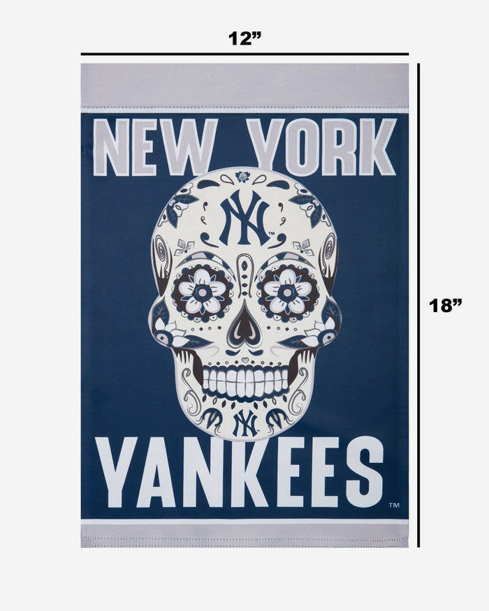 New York Yankees Day Of The Dead Garden Flag FOCO - FOCO.com