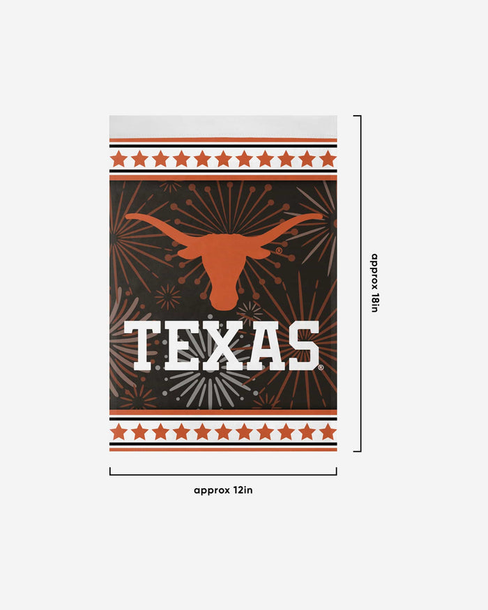 Texas Longhorns Americana Garden Flag FOCO - FOCO.com