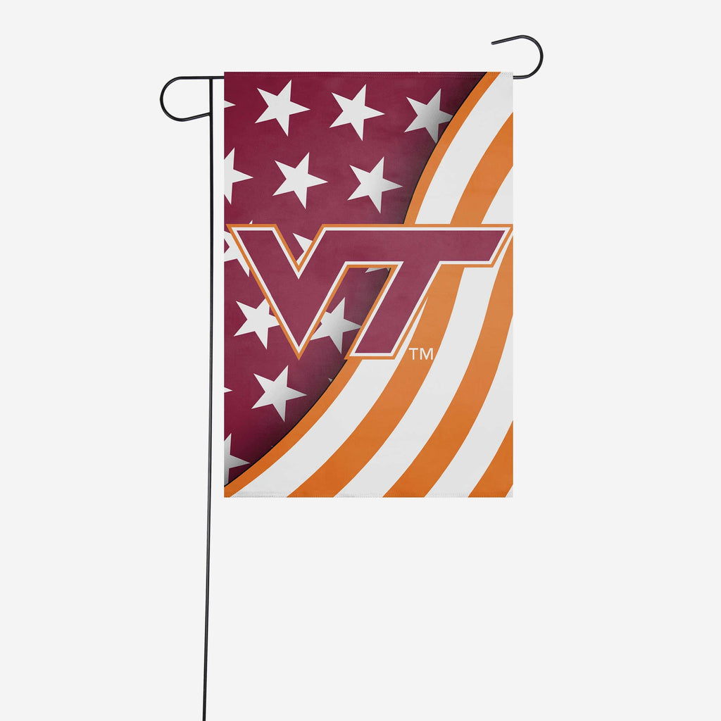 Virginia Tech Hokies Americana Garden Flag FOCO - FOCO.com