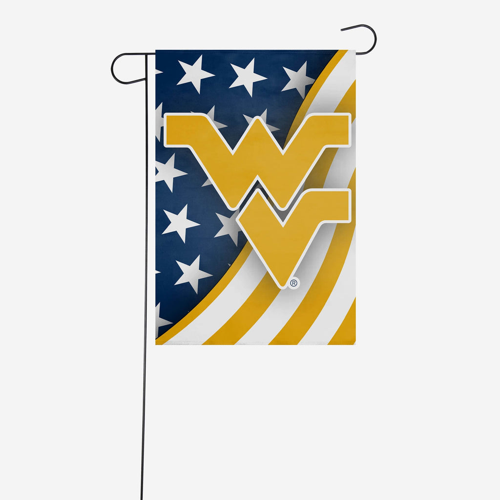 West Virginia Mountaineers Americana Garden Flag FOCO - FOCO.com