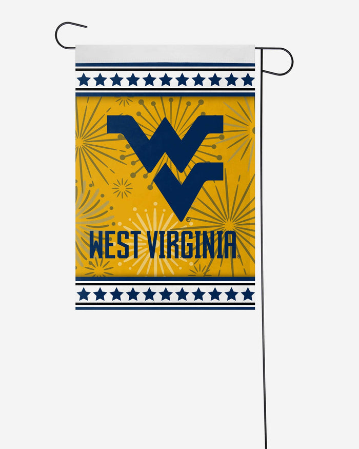 West Virginia Mountaineers Americana Garden Flag FOCO - FOCO.com