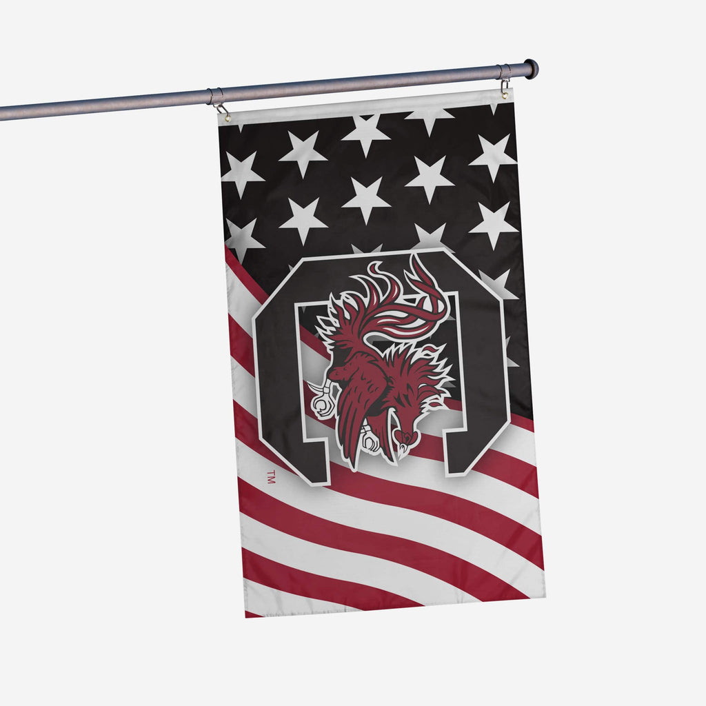 South Carolina Gamecocks Americana Horizontal Flag FOCO - FOCO.com