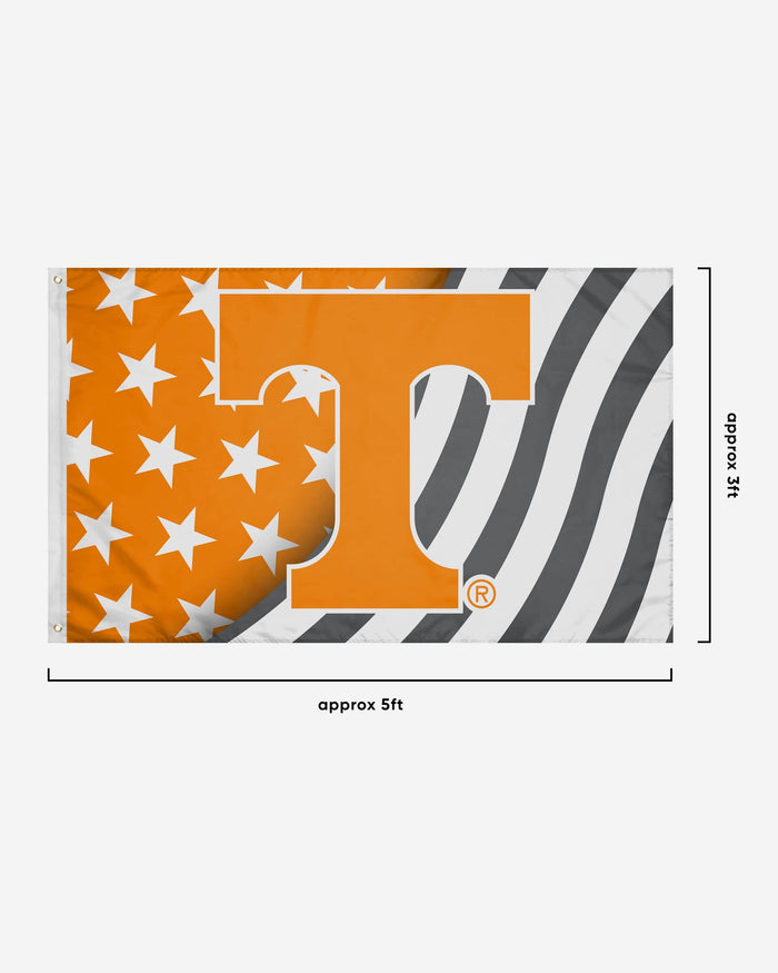 Tennessee Volunteers Americana Horizontal Flag FOCO - FOCO.com