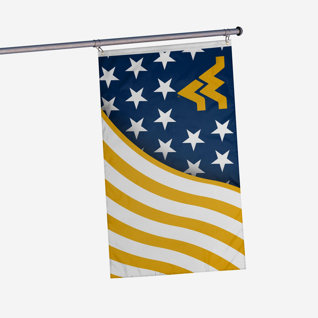 West Virginia Mountaineers Americana Horizontal Flag FOCO - FOCO.com