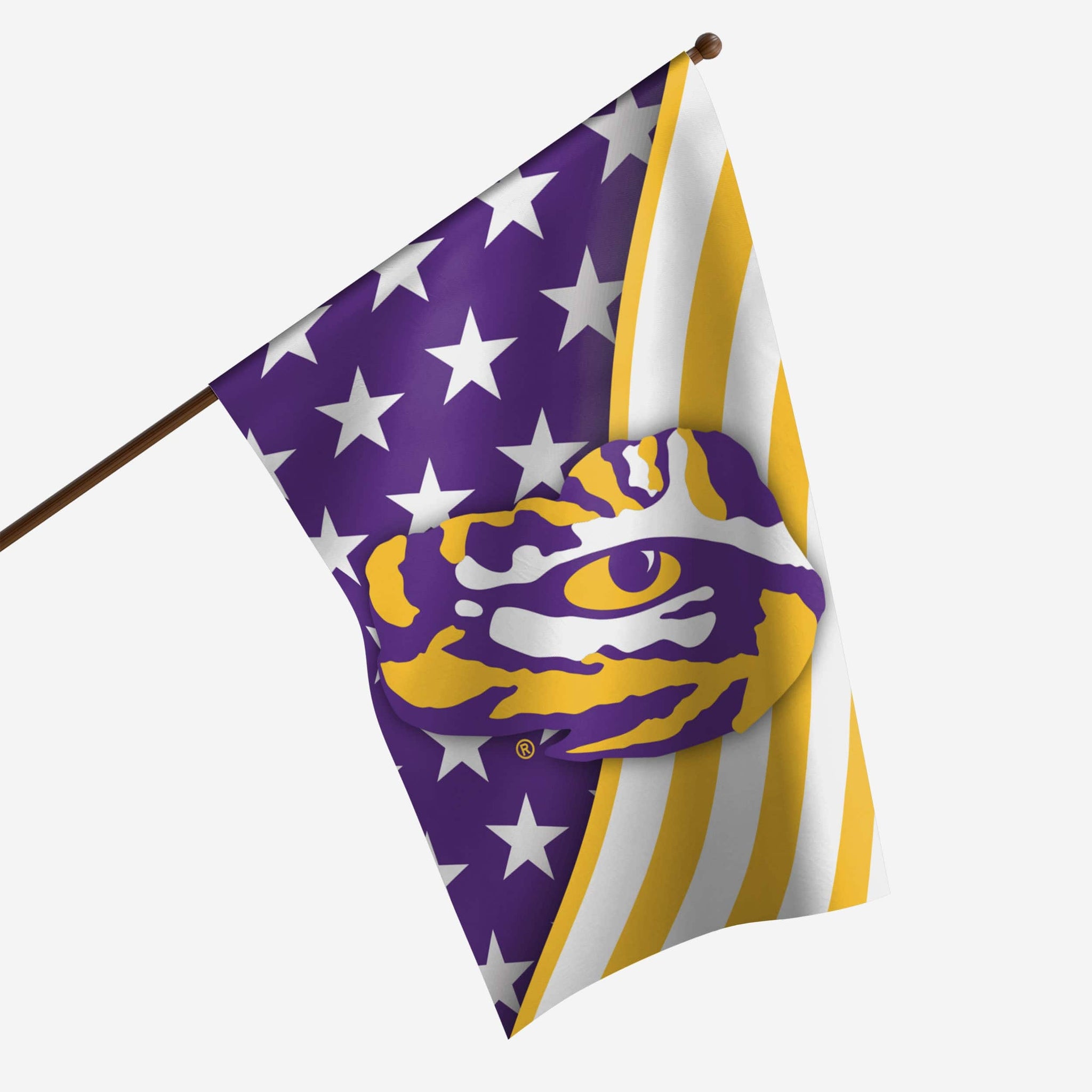 LSU Tigers Americana Vertical Flag