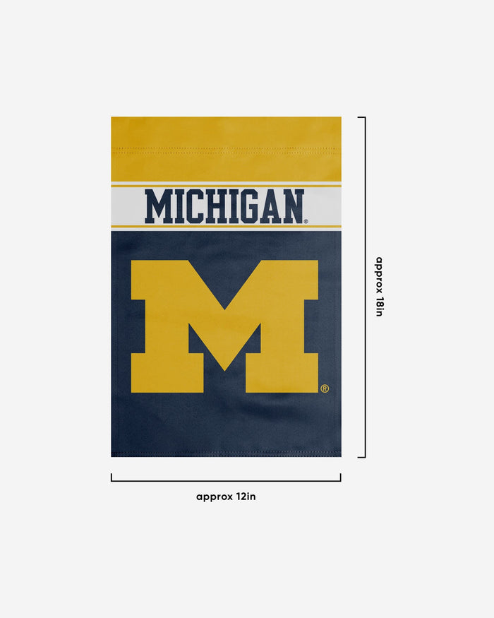 Michigan Wolverines Garden Flag FOCO - FOCO.com