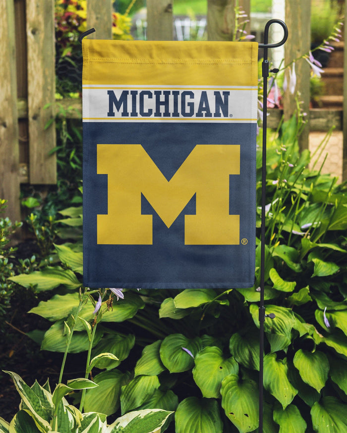 Michigan Wolverines Garden Flag FOCO - FOCO.com