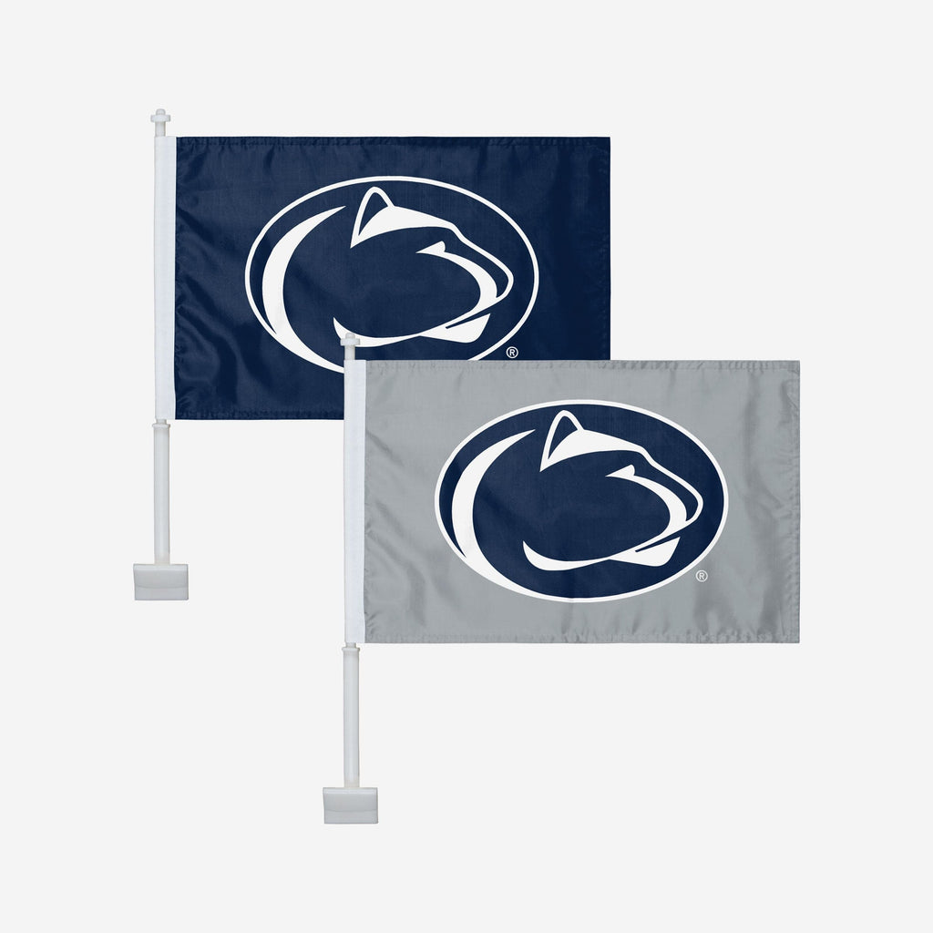 Penn State Nittany Lions 2 Pack Solid Car Flag FOCO - FOCO.com