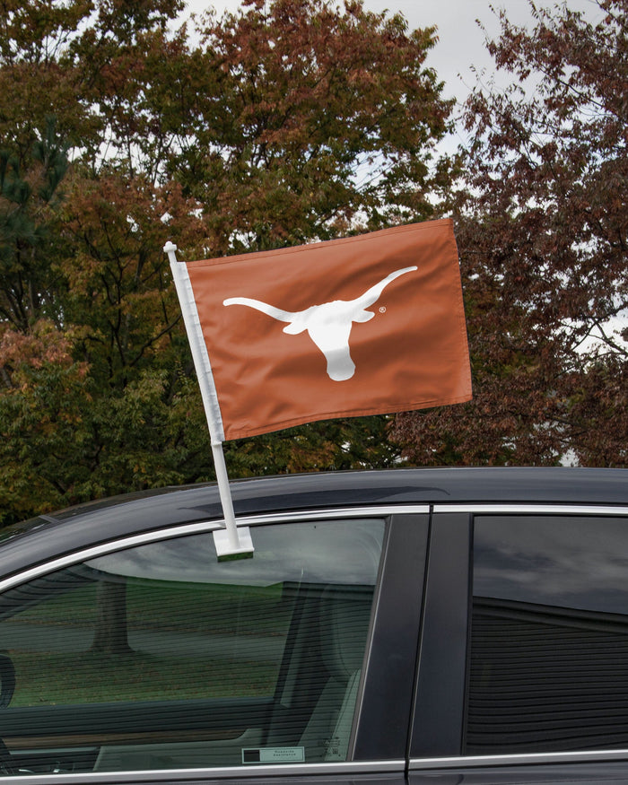 Texas Longhorns 2 Pack Solid Car Flag FOCO - FOCO.com