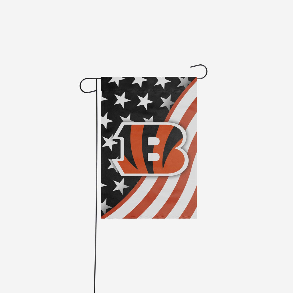 Cincinnati Bengals Americana Garden Flag FOCO - FOCO.com