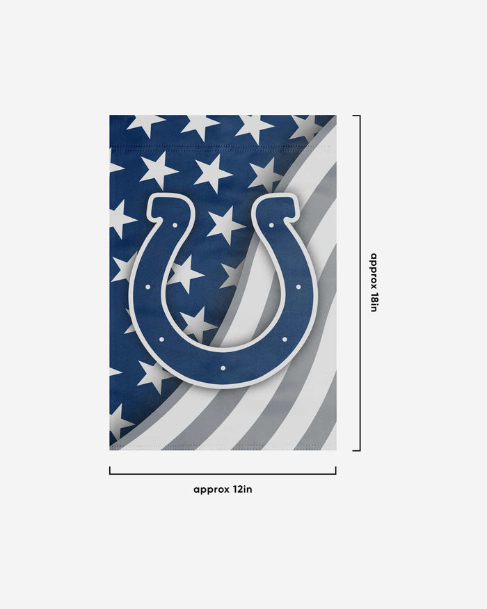 Indianapolis Colts Americana Garden Flag FOCO - FOCO.com