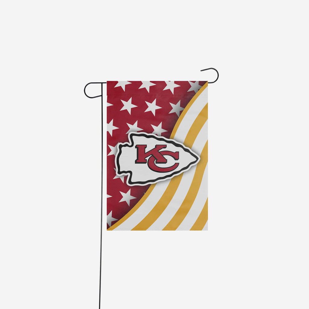 Kansas City Chiefs Americana Garden Flag FOCO - FOCO.com