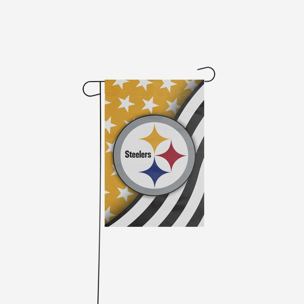 Pittsburgh Steelers Americana Garden Flag FOCO - FOCO.com