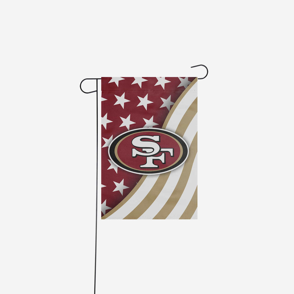 San Francisco 49ers Original Americana Garden Flag FOCO - FOCO.com