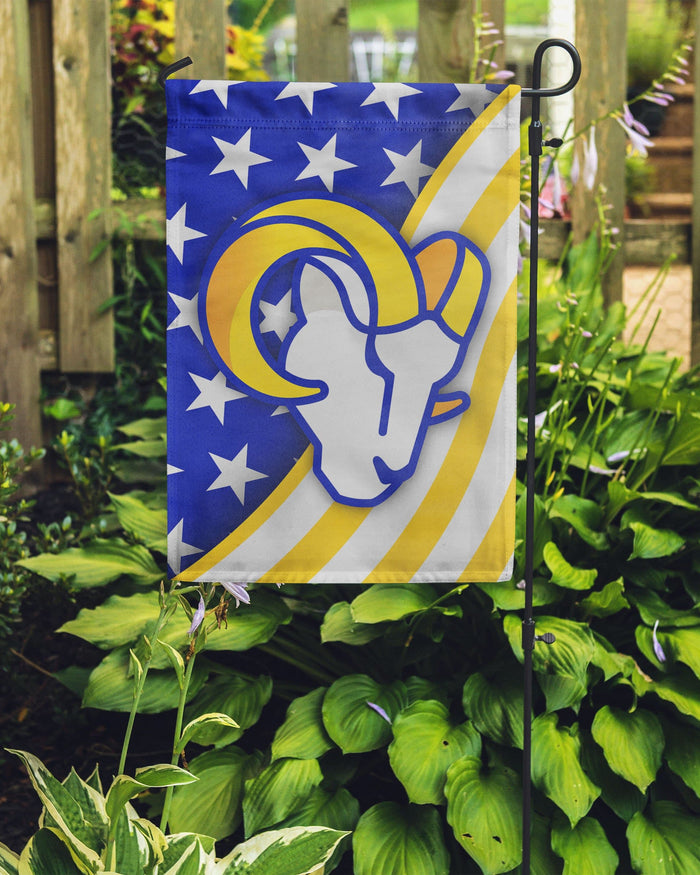 Los Angeles Rams Americana Garden Flag FOCO - FOCO.com