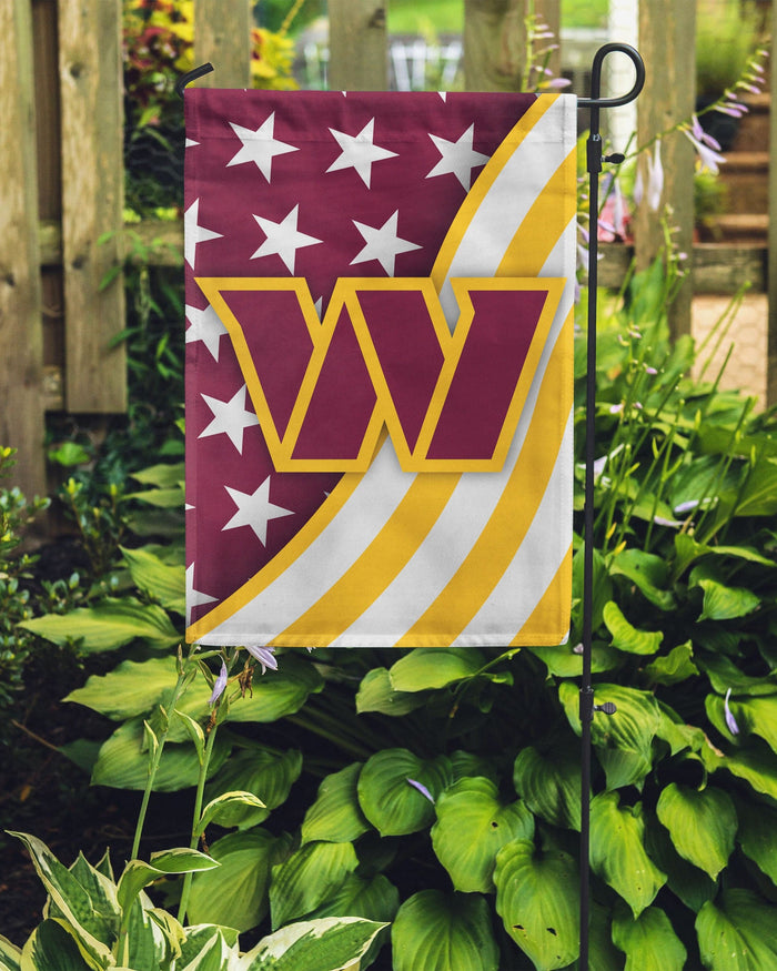 Washington Commanders Americana Garden Flag FOCO - FOCO.com