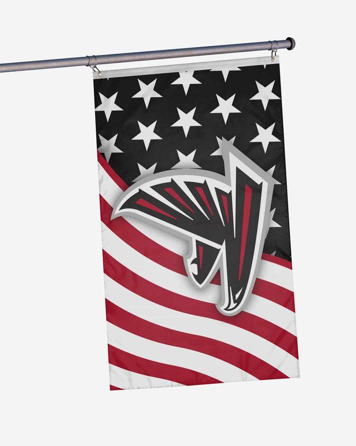 Atlanta Falcons Americana Horizontal Flag FOCO - FOCO.com
