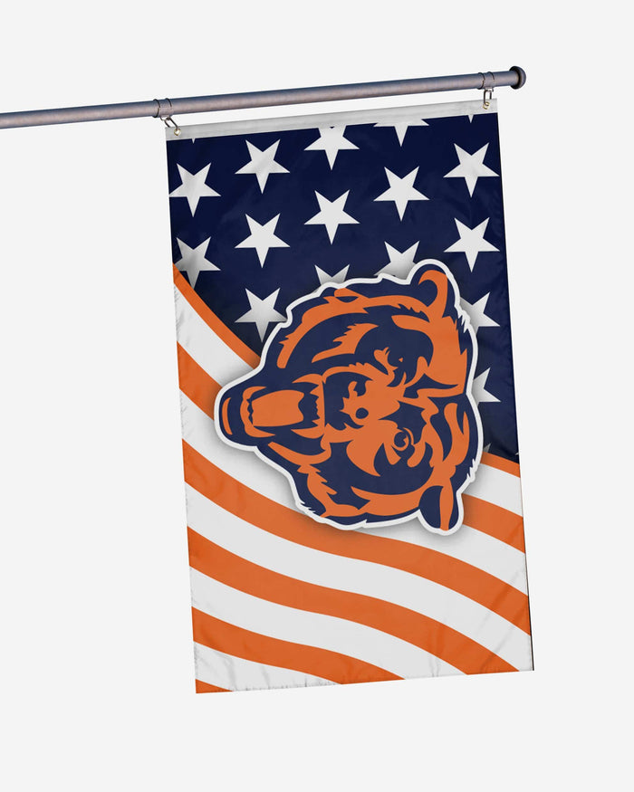 Chicago Bears Americana Horizontal Flag FOCO - FOCO.com