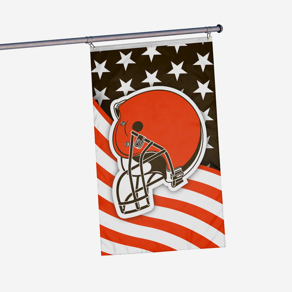 Cleveland Browns Americana Horizontal Flag FOCO - FOCO.com