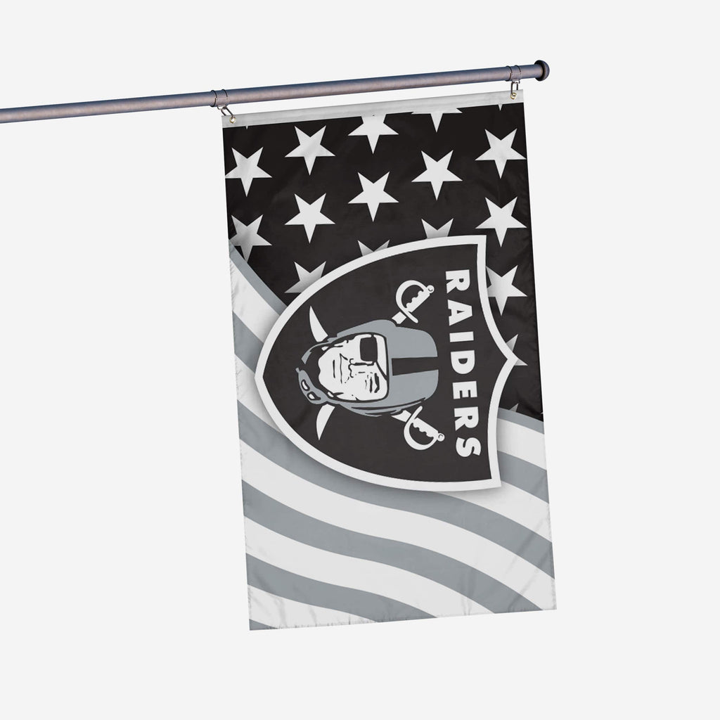 Las Vegas Raiders Americana Horizontal Flag FOCO - FOCO.com
