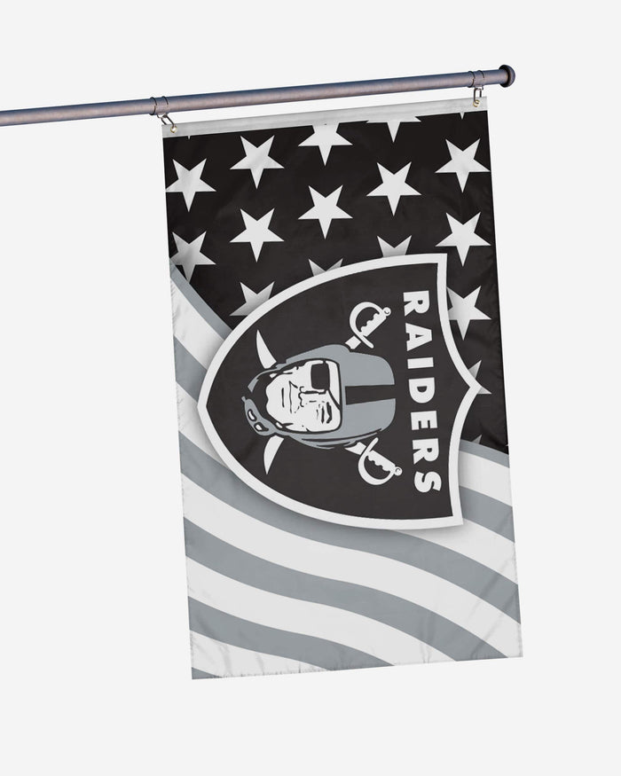 Las Vegas Raiders Americana Horizontal Flag FOCO - FOCO.com