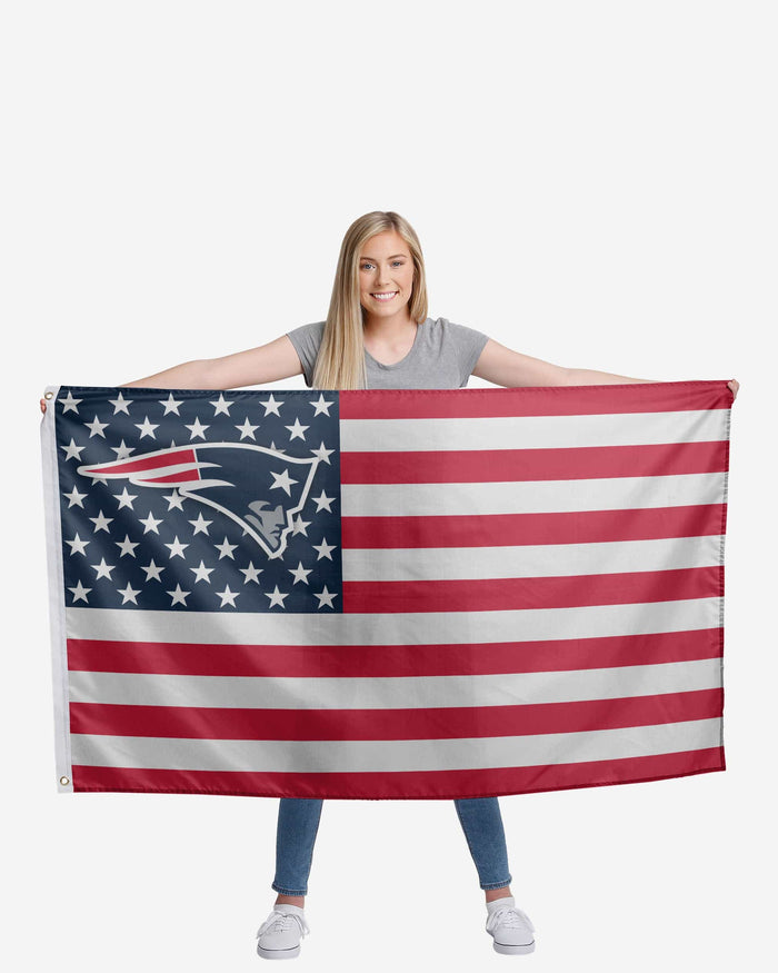 New England Patriots American Stars Horizontal Flag FOCO - FOCO.com