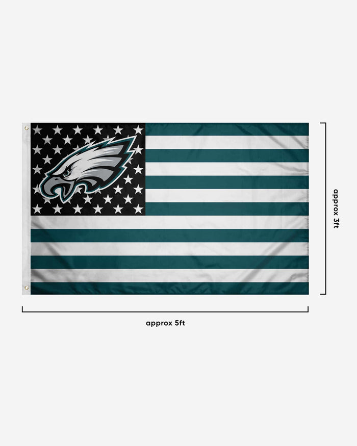 Philadelphia Eagles American Stars Horizontal Flag FOCO - FOCO.com