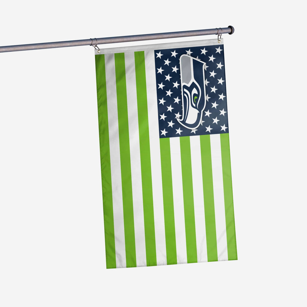 Seattle Seahawks American Stars Horizontal Flag FOCO - FOCO.com