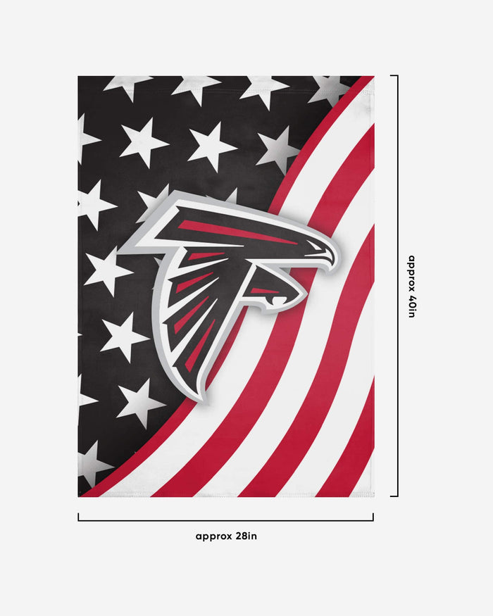 Atlanta Falcons Americana Vertical Flag FOCO - FOCO.com
