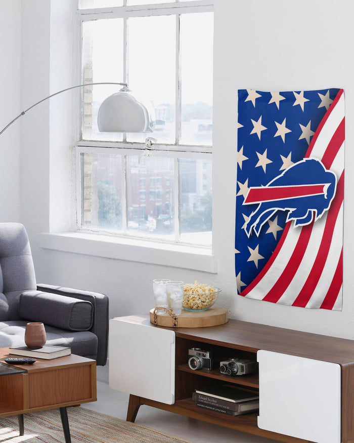 Buffalo Bills Americana Vertical Flag FOCO - FOCO.com