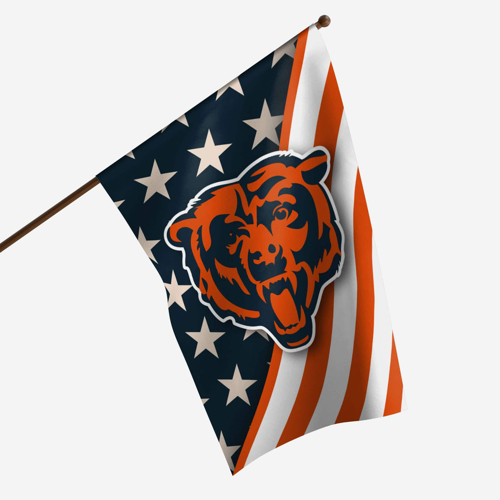 Chicago Bears Americana Vertical Flag FOCO - FOCO.com