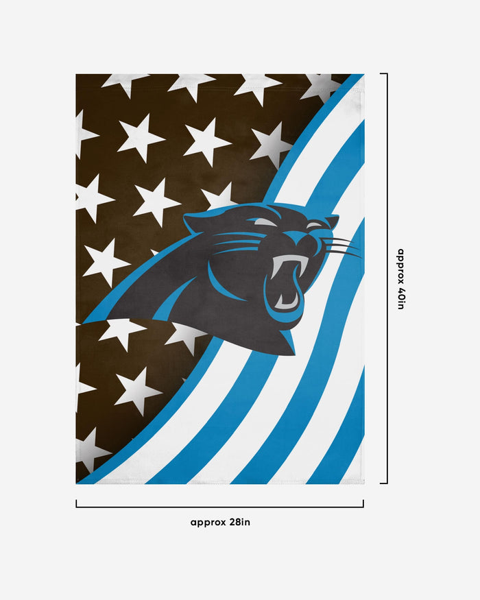 Carolina Panthers Americana Vertical Flag FOCO - FOCO.com