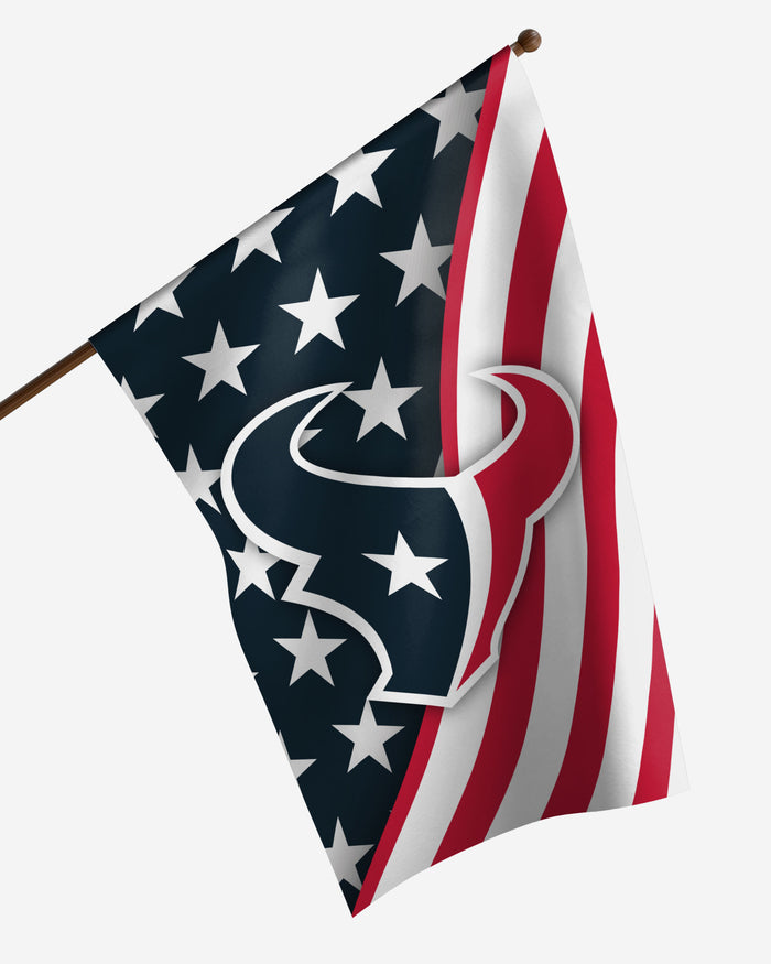 Houston Texans Americana Vertical Flag FOCO - FOCO.com