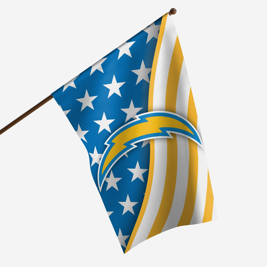 Los Angeles Chargers Americana Vertical Flag FOCO - FOCO.com