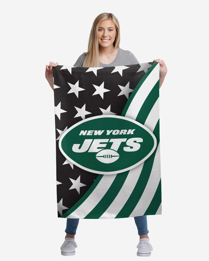 New York Jets Americana Vertical Flag FOCO - FOCO.com