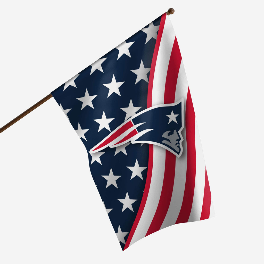 New England Patriots Americana Vertical Flag FOCO - FOCO.com