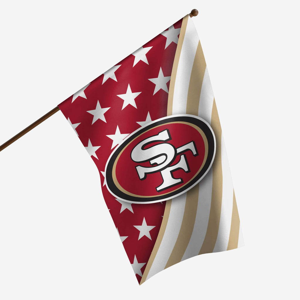 San Francisco 49ers Americana Vertical Flag FOCO - FOCO.com