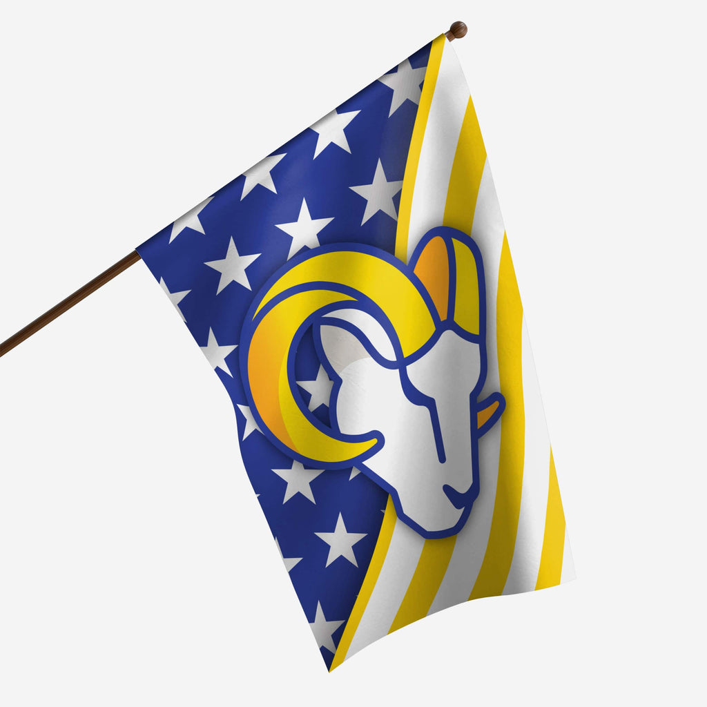 Los Angeles Rams Americana Vertical Flag FOCO - FOCO.com