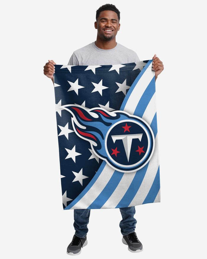 Tennessee Titans Americana Vertical Flag FOCO - FOCO.com