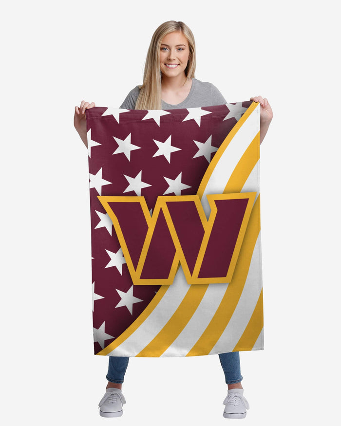 Washington Commanders Americana Vertical Flag FOCO - FOCO.com