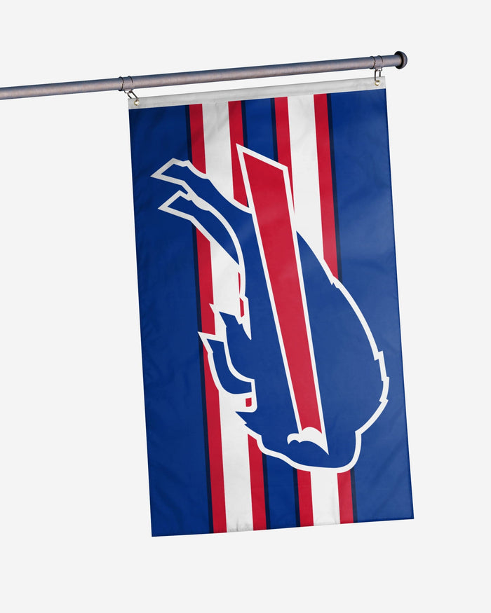 Buffalo Bills Big Logo Team Stripe Horizontal Flag FOCO - FOCO.com