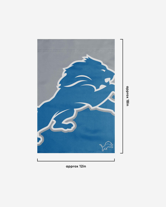 Detroit Lions Colorblock Helmet Garden Flag FOCO - FOCO.com