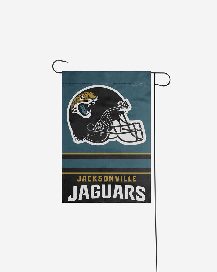 Jacksonville Jaguars Colorblock Helmet Garden Flag FOCO - FOCO.com