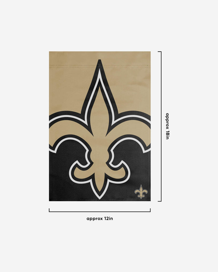 New Orleans Saints Colorblock Helmet Garden Flag FOCO - FOCO.com