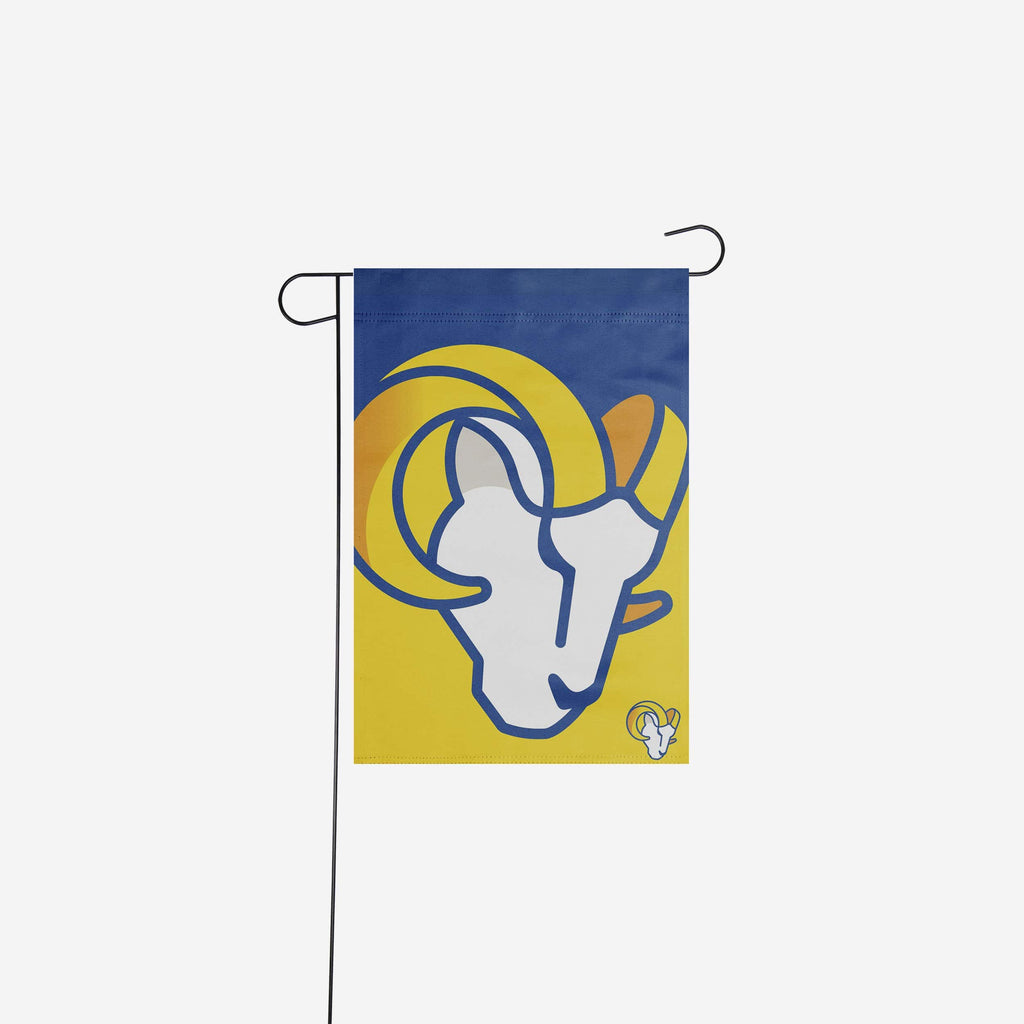 Los Angeles Rams Colorblock Helmet Garden Flag FOCO - FOCO.com