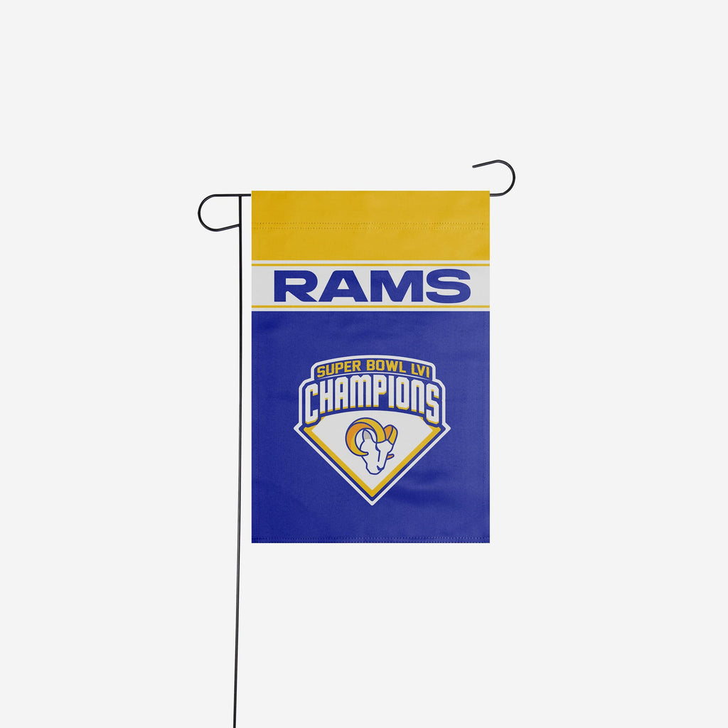 Los Angeles Rams Super Bowl LVI Champions Garden Flag FOCO - FOCO.com