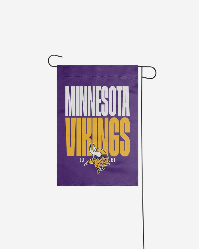 Minnesota Vikings Garden Flag FOCO - FOCO.com