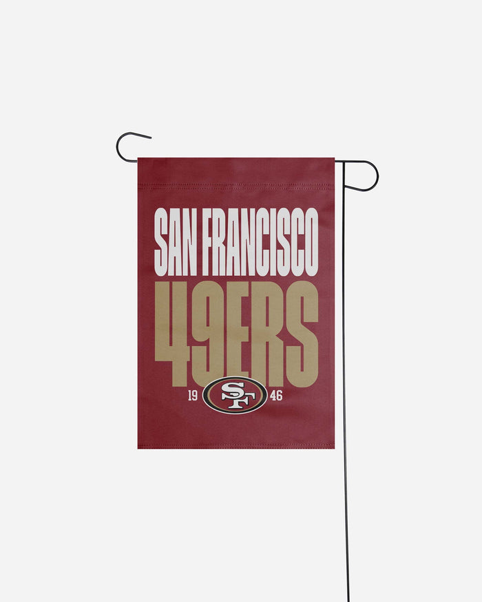 San Francisco 49ers Garden Flag FOCO - FOCO.com